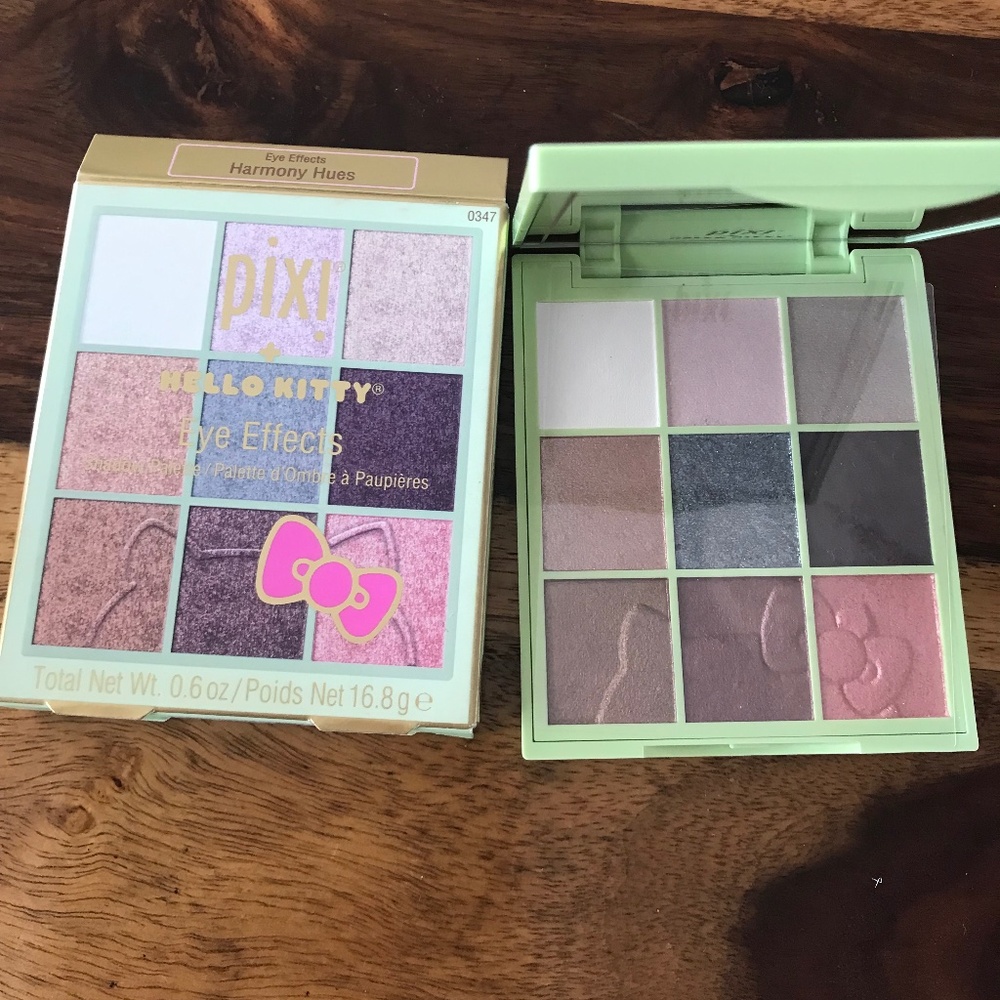 Pixi yellow kitty eye shadow palette